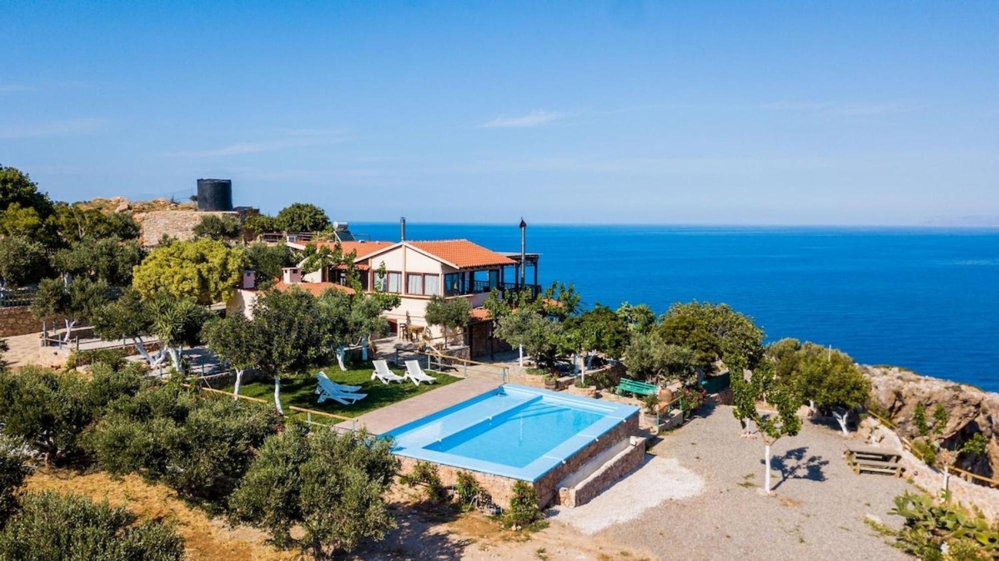 Villa Akrolithos With Private Pool Chania  Exterior foto