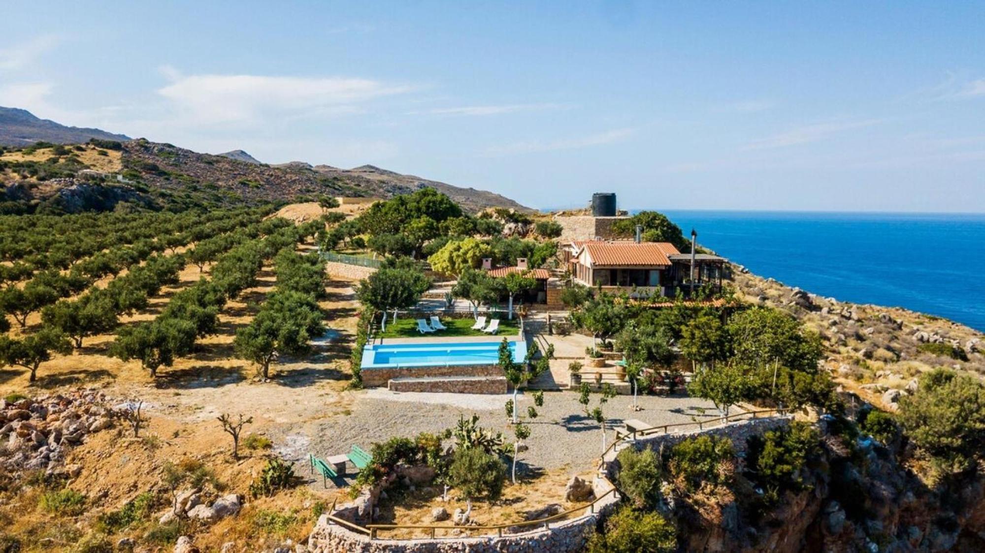 Villa Akrolithos With Private Pool Chania  Exterior foto